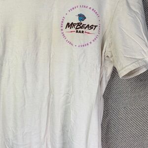 MrBeast Bar White Logo T‑Shirt